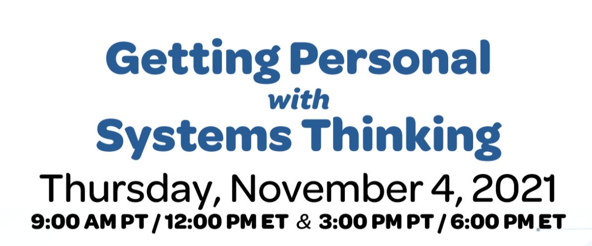 WatersCenterST's tweet photo. The Nov. 4 Open Studio #Webinar is one week away! Don't miss this free event where we will #getpersonal w/ #systemsthinking! Facilitated by members of the @WatersCenterST Adv. Facilitator Credential, @pashun4lfe &amp; Fitzroy Lewis. More info &amp; registration: https://t.co/vRUQJZ83fr https://t.co/X6ThanvYyu