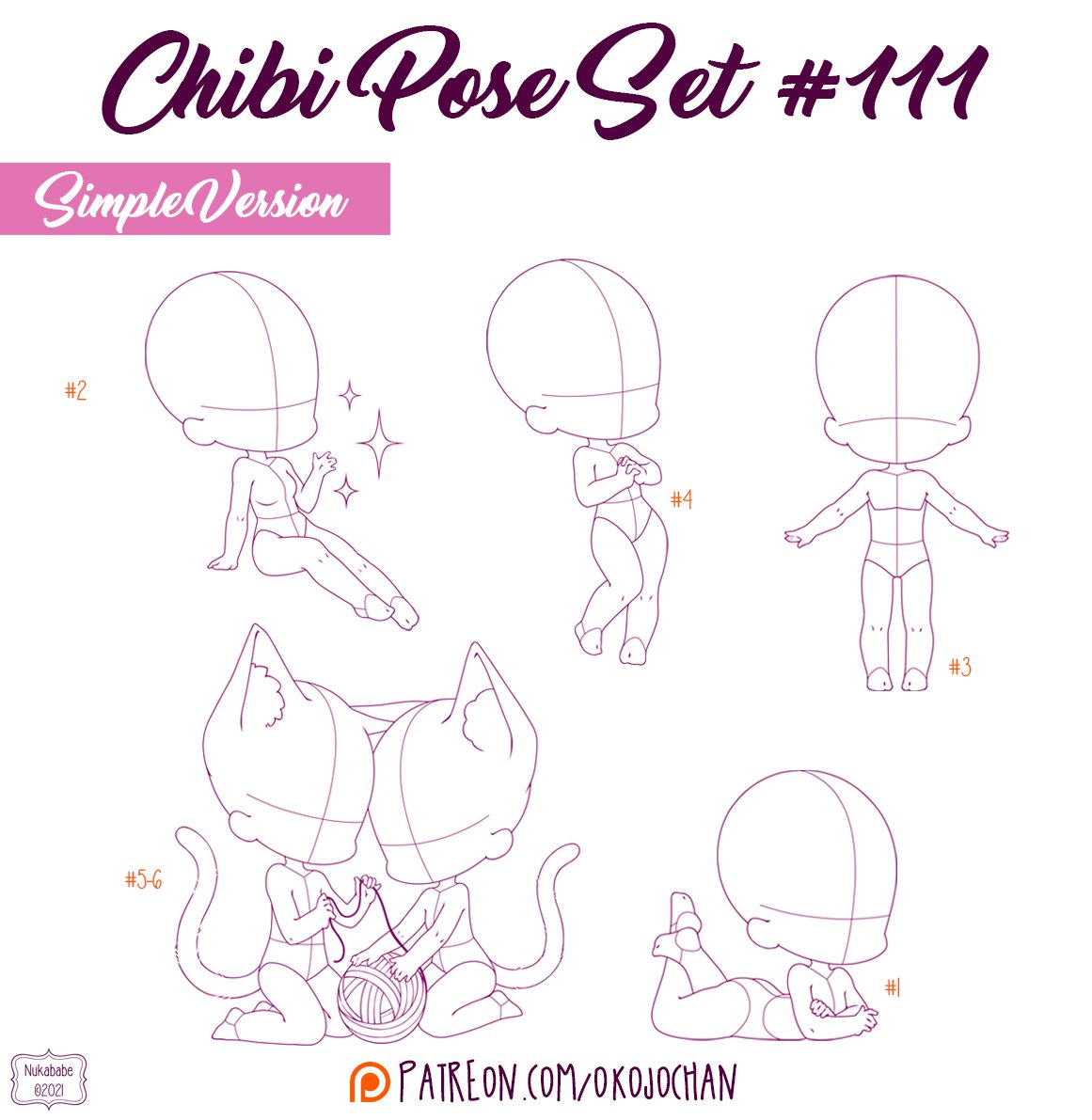 gremblydraws's tweet photo. YCH SLOTS ARE OPEN $20 for single greyscale chibi character, $30 for single flat color chibi character. 
+$10 for poses with additional characters
+$10 for additional decorations
(bases by @nukababe) 

ya binch would like to buy a fitbit &amp; new scale to get healthier, pls &amp; thank! https://t.co/iukhYs6ut2
