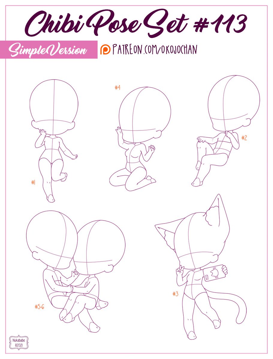 gremblydraws's tweet photo. YCH SLOTS ARE OPEN $20 for single greyscale chibi character, $30 for single flat color chibi character. 
+$10 for poses with additional characters
+$10 for additional decorations
(bases by @nukababe) 

ya binch would like to buy a fitbit &amp; new scale to get healthier, pls &amp; thank! https://t.co/iukhYs6ut2