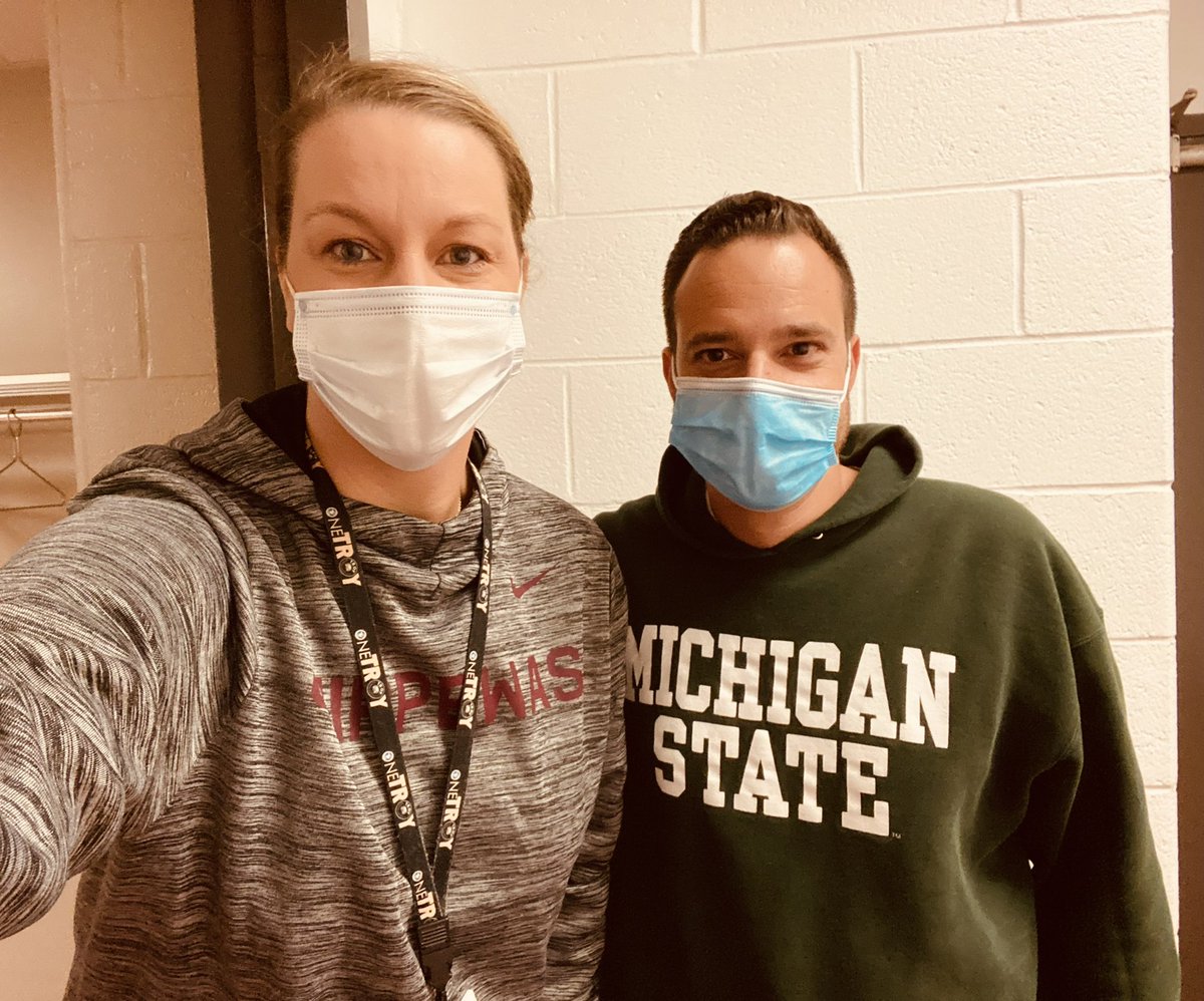Two of your @troy_athens APs supporting College Week! No matter which school you choose, remember to #Bethoughtful, #Actwithintegrity and #makeanimpact! Go Hawks! @ldixon2 @krimeldrum