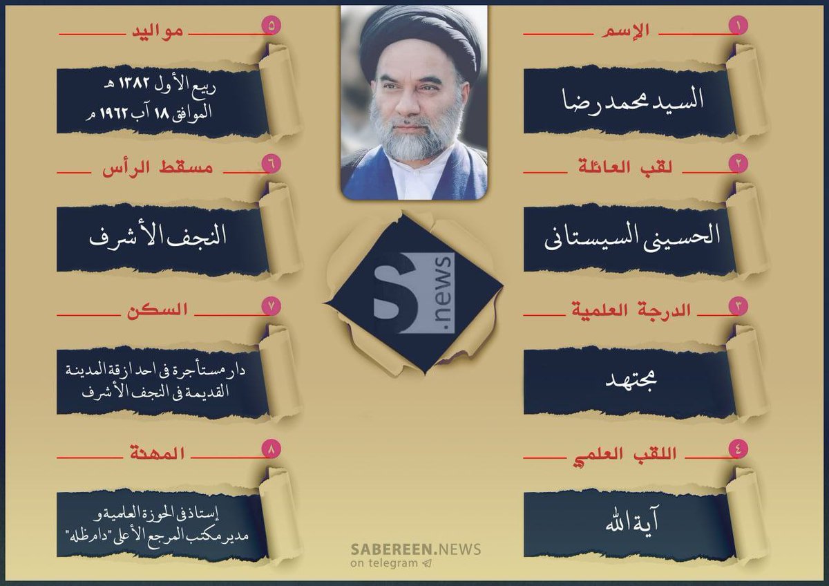 hmhmkse's tweet photo. ماذا تعرف عن المجتهد العالم اية الله السيد محمد رضا السيستاني " دام ظله". https://t.co/LIoSweSjXf