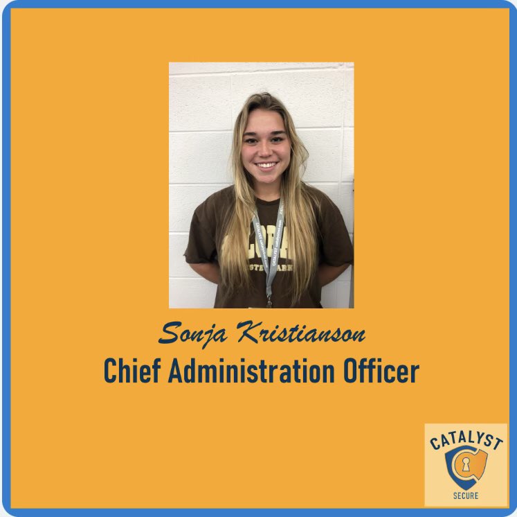 catalystvei's tweet image. Meet our new Design, Marketing, and Administrative Chiefs of Catalyst Secure!🔒