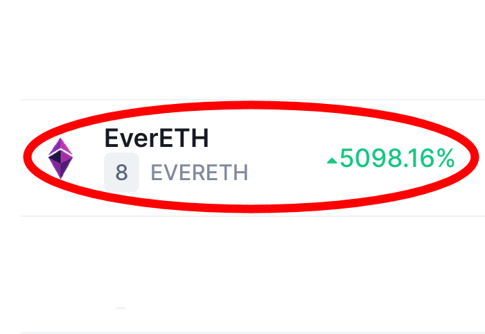 #EverETH is CLIMBING once again!!

🏆 Currently #8 MOST VIEWED cryptocurrency on CoinMarketCap and STILL CLIMBING!

The VALUE of EverETH has RISEN too!
💵 42% over 24 hours
💵 254% over 7 days
💵 5098% over 30 days 🤯

How's THAT for a healthy investment?  ♥️📈

#Ethereum #Eth