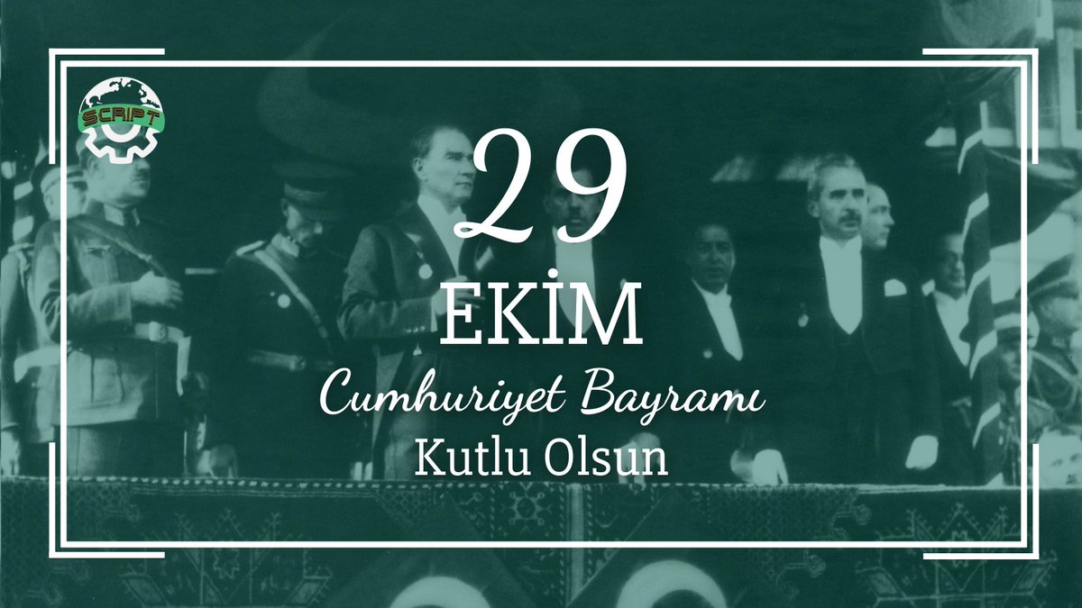 Script Robotics (@scriptrobotics) on Twitter photo “Geleceğe güçlü biçimde ulaşabilmek, Cumhuriyetimizi korumak ve yaşatmakla olanaklıdır.” -M. Kemal ATATÜRK
<a href="/EducatRobotics/">Educat Robotics #VEXRobotics</a> <a href="/EnverYucel/">EnverYucel</a> <a href="/nilcicek/">Nil Çiçek</a> <a href="/UgurOkullari/">Uğur Okulları</a> @Bakirkoy_Ugur #scriptrobotics #11881U #vexrobotics #technology #29ekim “Geleceğe güçlü biçimde ulaşabilmek, Cumhuriyetimizi korumak ve yaşatmakla olanaklıdır.” -M. Kemal ATATÜRK
<a href="/EducatRobotics/">Educat Robotics #VEXRobotics</a> <a href="/EnverYucel/">EnverYucel</a> <a href="/nilcicek/">Nil Çiçek</a> <a href="/UgurOkullari/">Uğur Okulları</a> @Bakirkoy_Ugur #scriptrobotics #11881U #vexrobotics #technology #29ekim