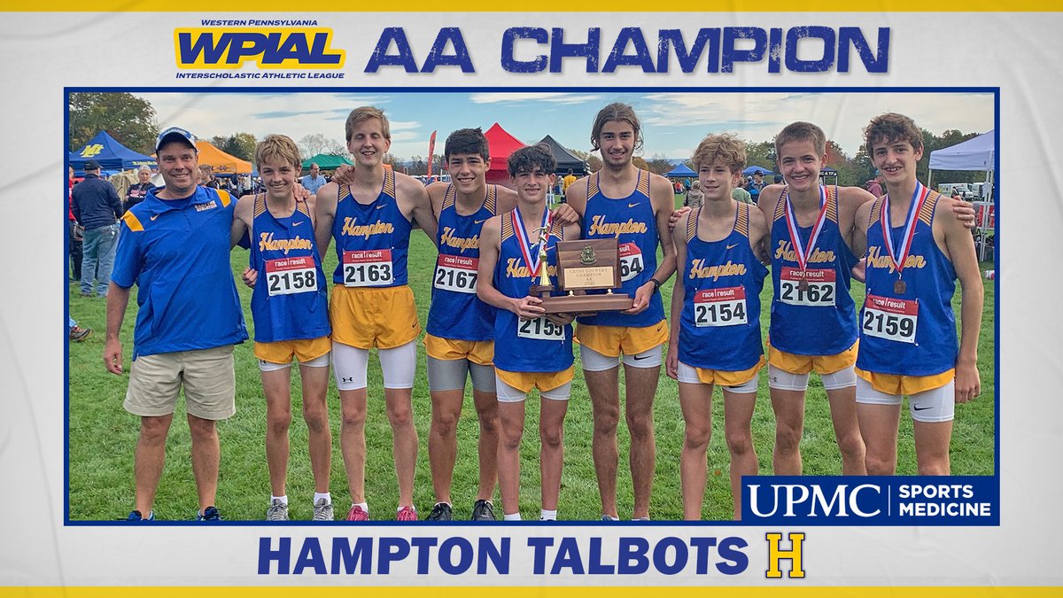 𝗬𝗼𝘂𝗿 𝟮𝗔 𝗕𝗼𝘆𝘀' 𝗖𝗿𝗼𝘀𝘀 𝗖𝗼𝘂𝗻𝘁𝗿𝘆 𝗧𝗲𝗮𝗺 𝗖𝗵𝗮𝗺𝗽𝗶𝗼𝗻 𝗶𝘀...

🥇 <a href="/HTSDAthletics/">HTSD Athletics Department</a> 

Congrats, and best of luck at PIAAs! 👏👏

#WPIAL | 🎽🏆