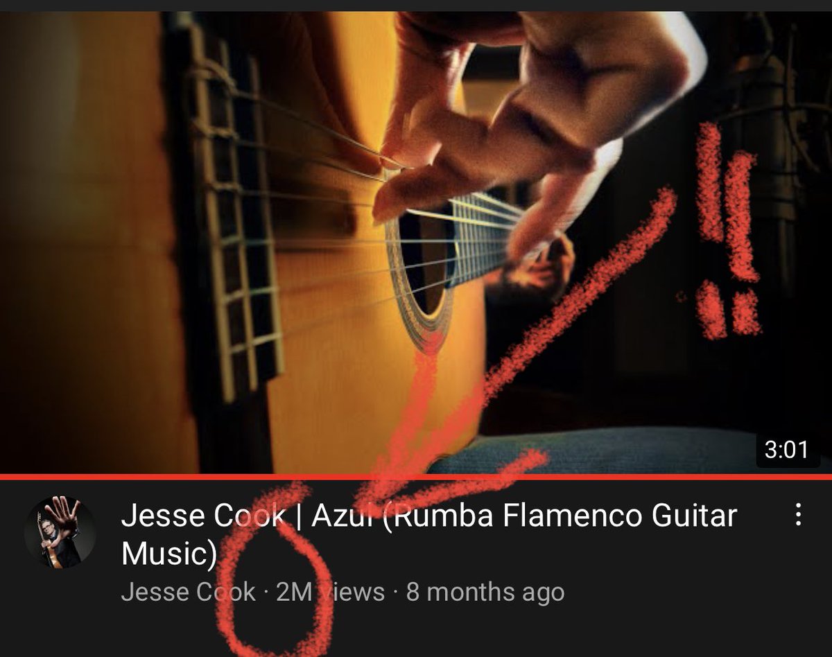 Oh. My. God. 2 million views for Azul in under a year!!! And YouTube subscribers just passed 90,000. You’re gonna make this guitarist blush!! Thank you thank you thank you all!!!