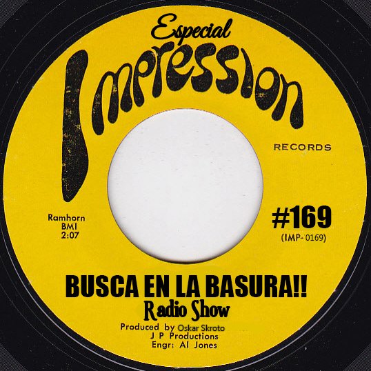 BazofiaRecords's tweet photo. BUSCA EN LABASURA!! Radio # 169 ,Especial IMPRESSION Records 1965-1966 (Garage,Soul,R&amp;B) Emis. 27/10/2021.(Temp. 01/10) https://t.co/WcSCFXiwU2 https://t.co/2NxKvMmkoy