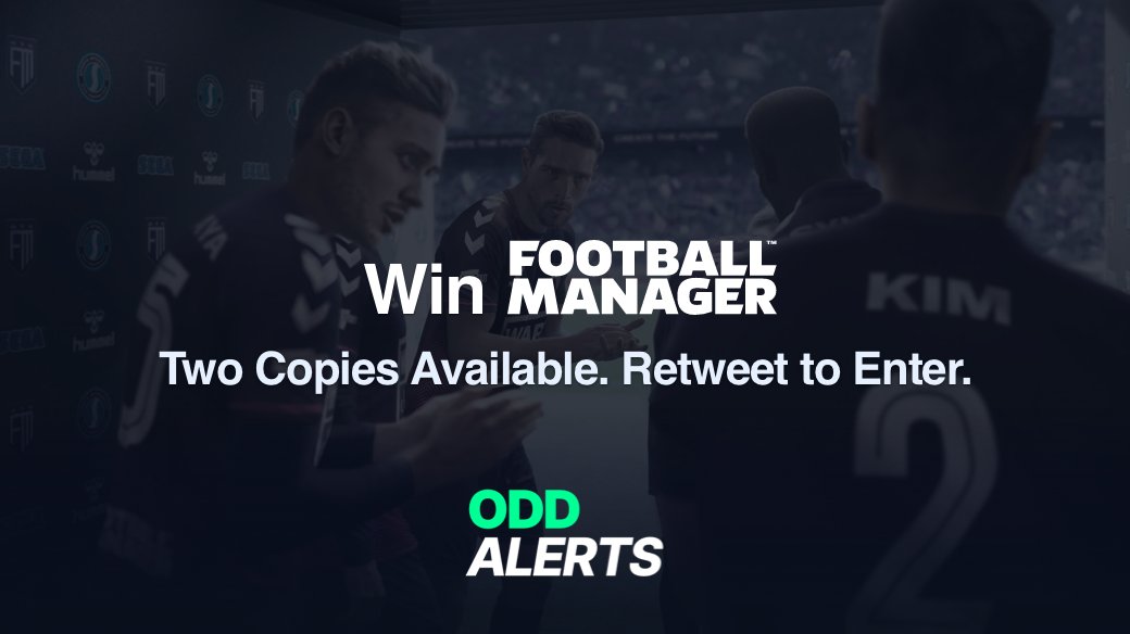 OddAlerts's tweet image. 🎉 Competition Time!
🎮 Win @FootballManager 

🙌 To celebrate the upcoming launch of #FM22, I'm giving away two copies. I've been playing this series for as long as I remember and I would love to gift the new game to a couple of the OddAlerts community.

♻️ RETWEET TO ENTER