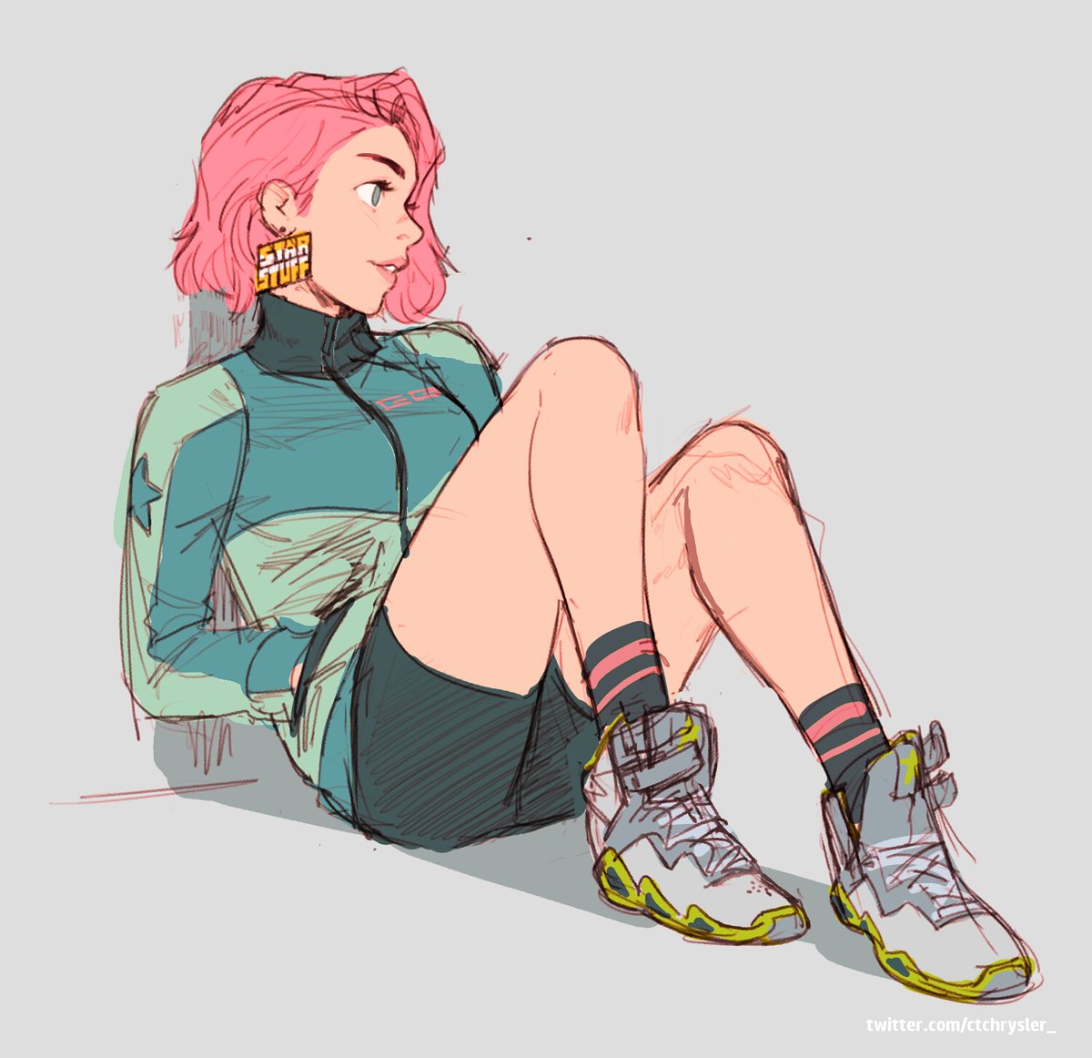 Annie wearing irl kicks for tbt