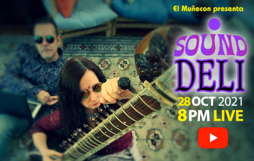loungeking's tweet photo. HOY JUEVES 28 oct a las 8 PM 🎵‼️ #concierto
Exquisito CHILLOUT con Sitar en Vivo - #Youtube
SOUND DELI. #electronica #lounge #chillout @mad_maggs 
https://t.co/nHhrbIVicr https://t.co/tdaenGiH30