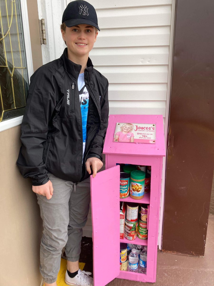 In continuation to yesterday…Today, Keegan O’Neill filled the Jaycee Tracey food cupboard in Glacé Bay… we are continuing our filling of food cupboards in our communities.