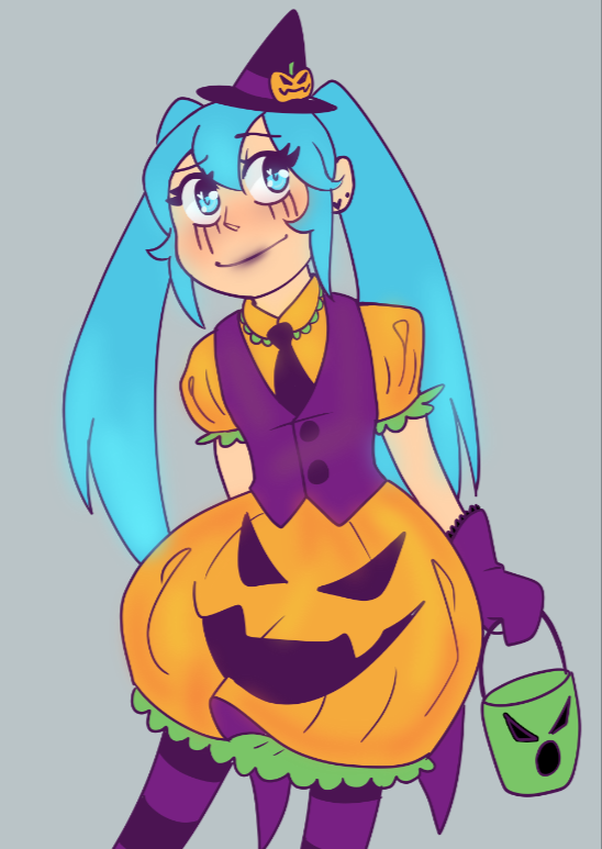 Much better! 

// Pumpkin Miku real