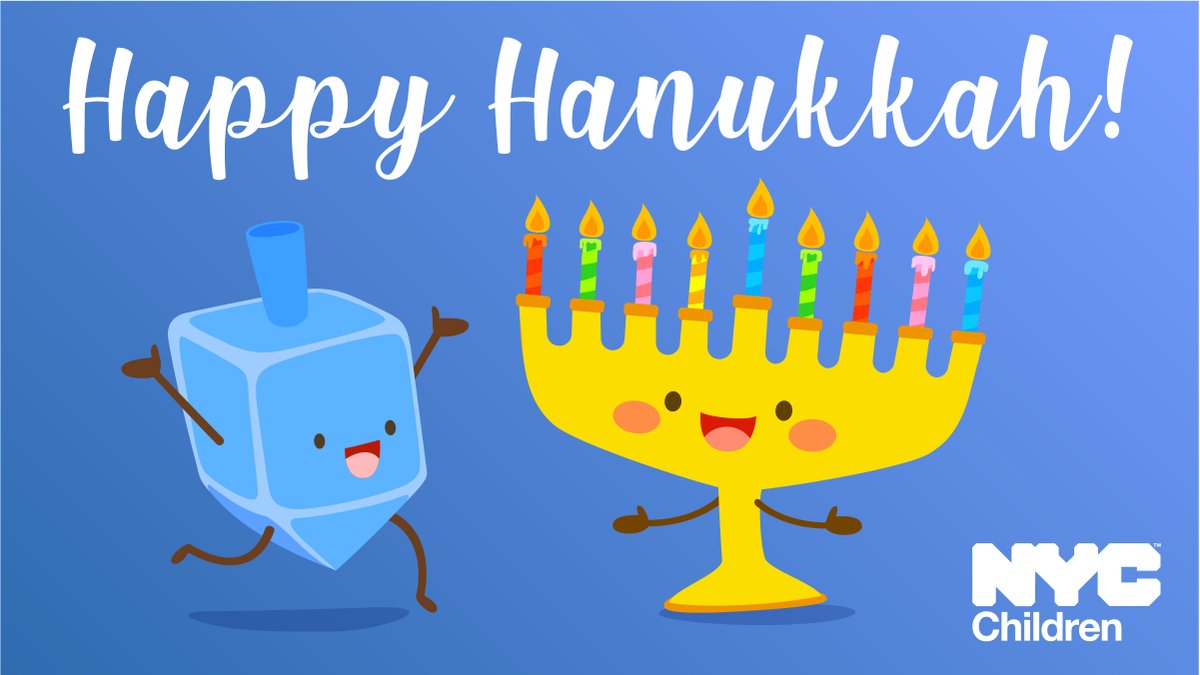 ACSNYC's tweet photo. The Festival of Lights begins tonight! Wishing everyone a safe and Happy Hanukkah! 

May the days ahead bring joy and warmth to you and your families! #HappyHanukkah https://t.co/ioNCksqh1N