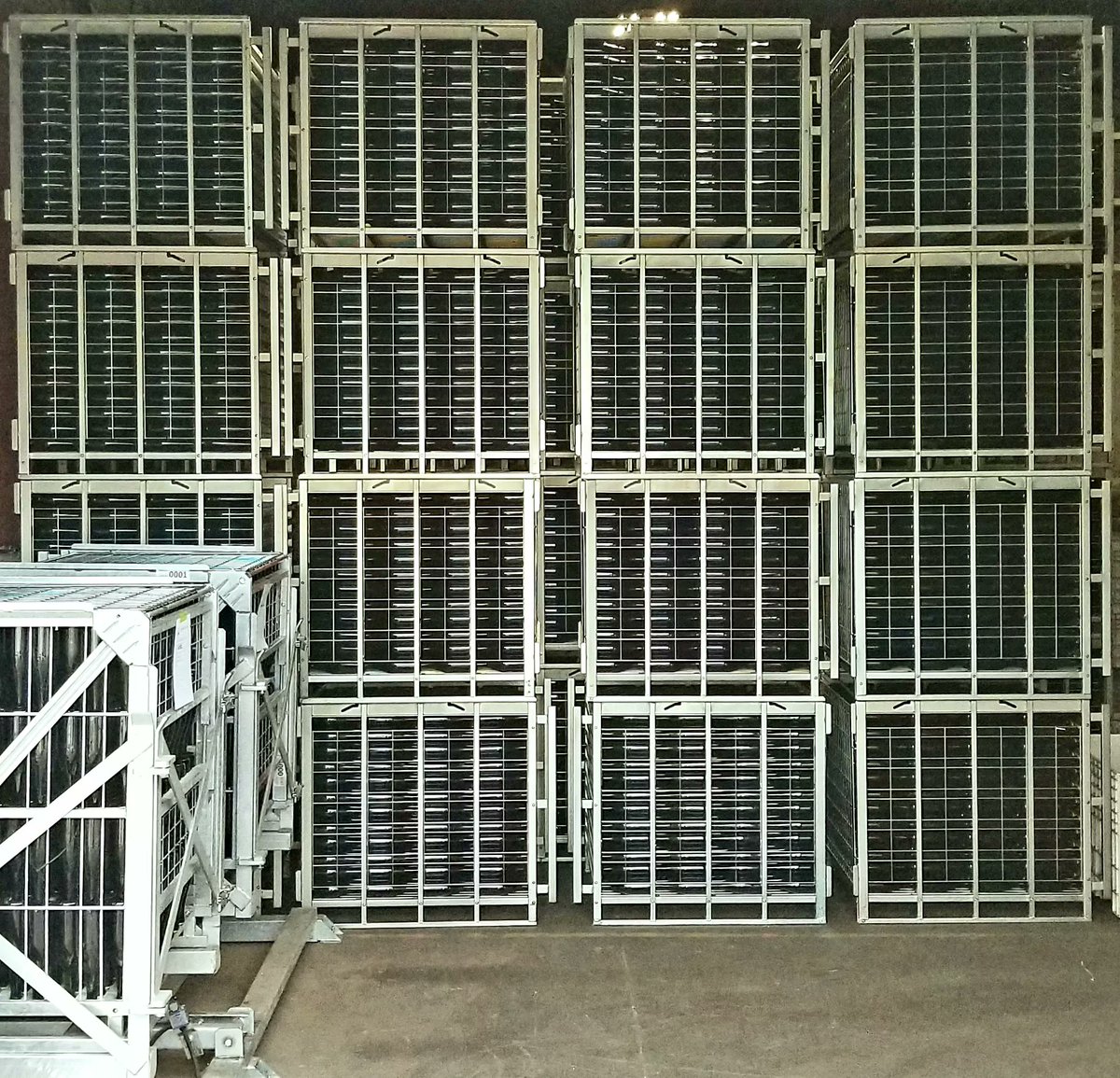 Sparkling wine anyone? Here's over 9000 bottles aging on lees, waiting to be riddled and disgorged to make a perfect methode traditionnelle.