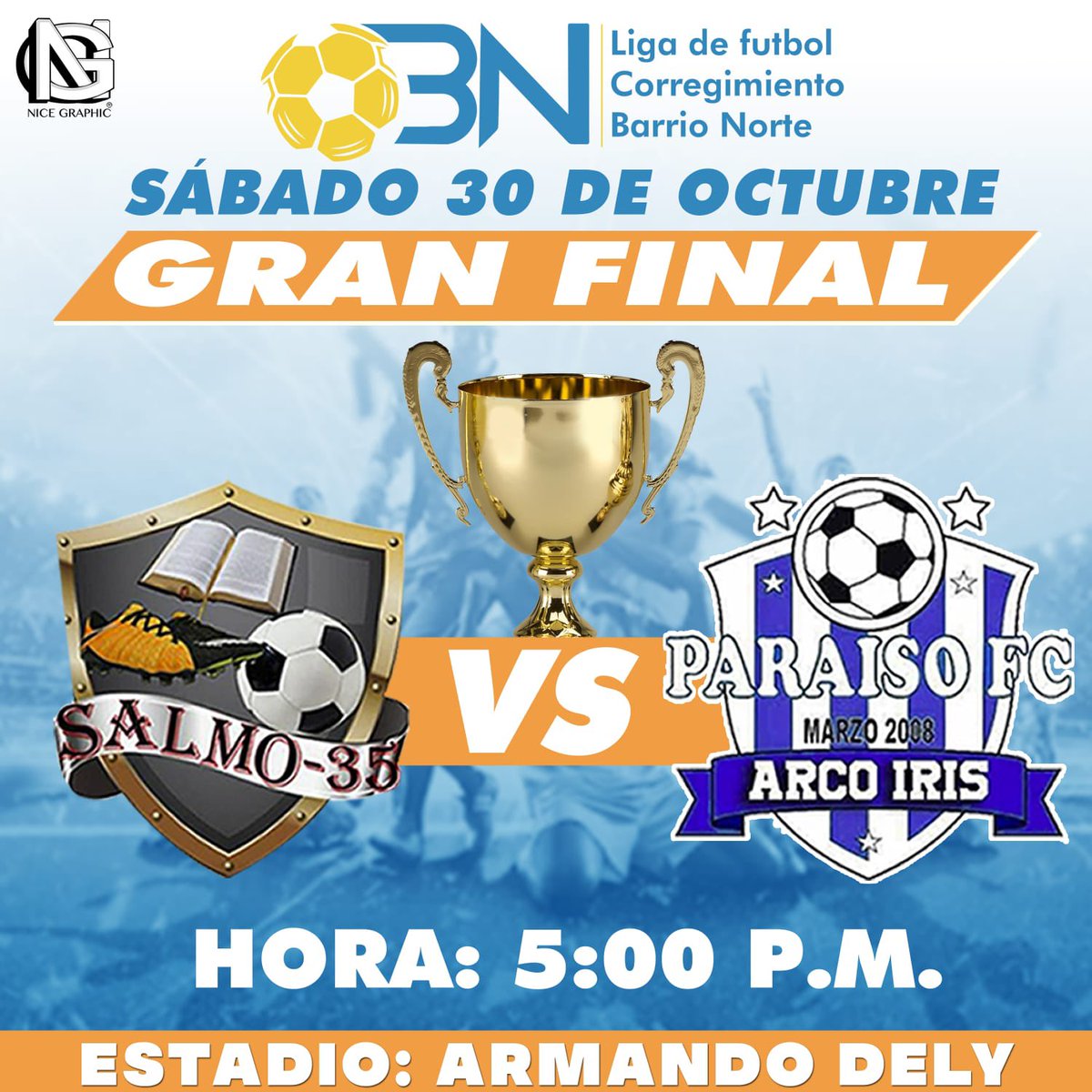 fepafut's tweet photo. ¡HAY FINAL EN COLÓN!🙌🏻

Salmo-35 se medirá a Paraíso FC, por el 🏆 de campeón de la Liga del Corregimiento de Barrio Norte de la provincia de Colón, este sábado 3️⃣0️⃣ de octubre a las 5️⃣pm.

Todos los detalles aquí☝🏻.
📒 https://t.co/Rxc09HD7BU

#TodosSomosPanamá🇵🇦 https://t.co/6YekCguR1l