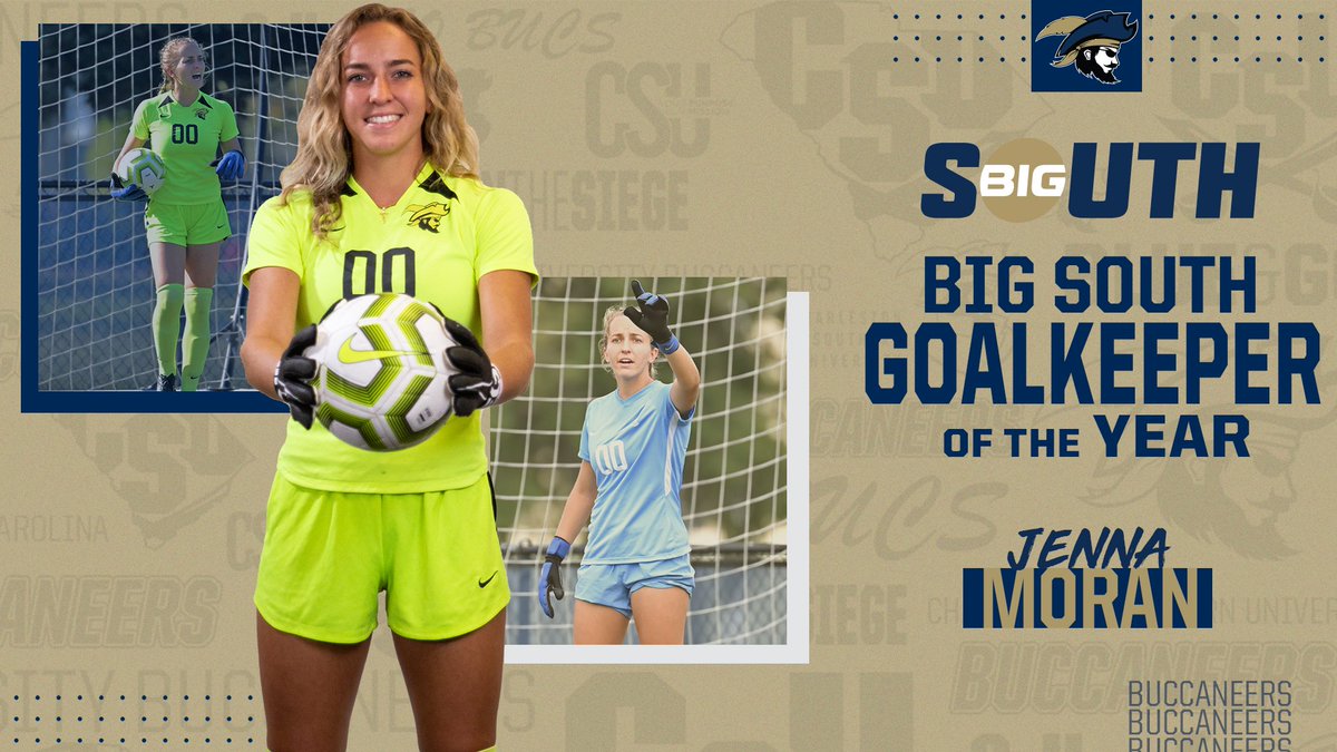 𝙎𝙄𝙈𝙋𝙇𝙔 𝙏𝙃𝙀 𝘽𝙀𝙎𝙏.

Jenna Moran has been named <a href="/BigSouthSports/">Big South Conference</a> Goalkeeper of the Year after a career year between the sticks!

#JoinTheSiege