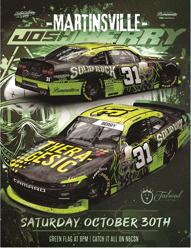 TeamTailored's tweet photo. Check it out! #TeamTailored is going to be on @BommaritoAuto @NASCAR_Xfinity car this weekend with @joshberry and @j66anderson Racing! @MartinsvilleSwy @BommChevrolet #GoTeamTailored https://t.co/oCZdWCUjkG