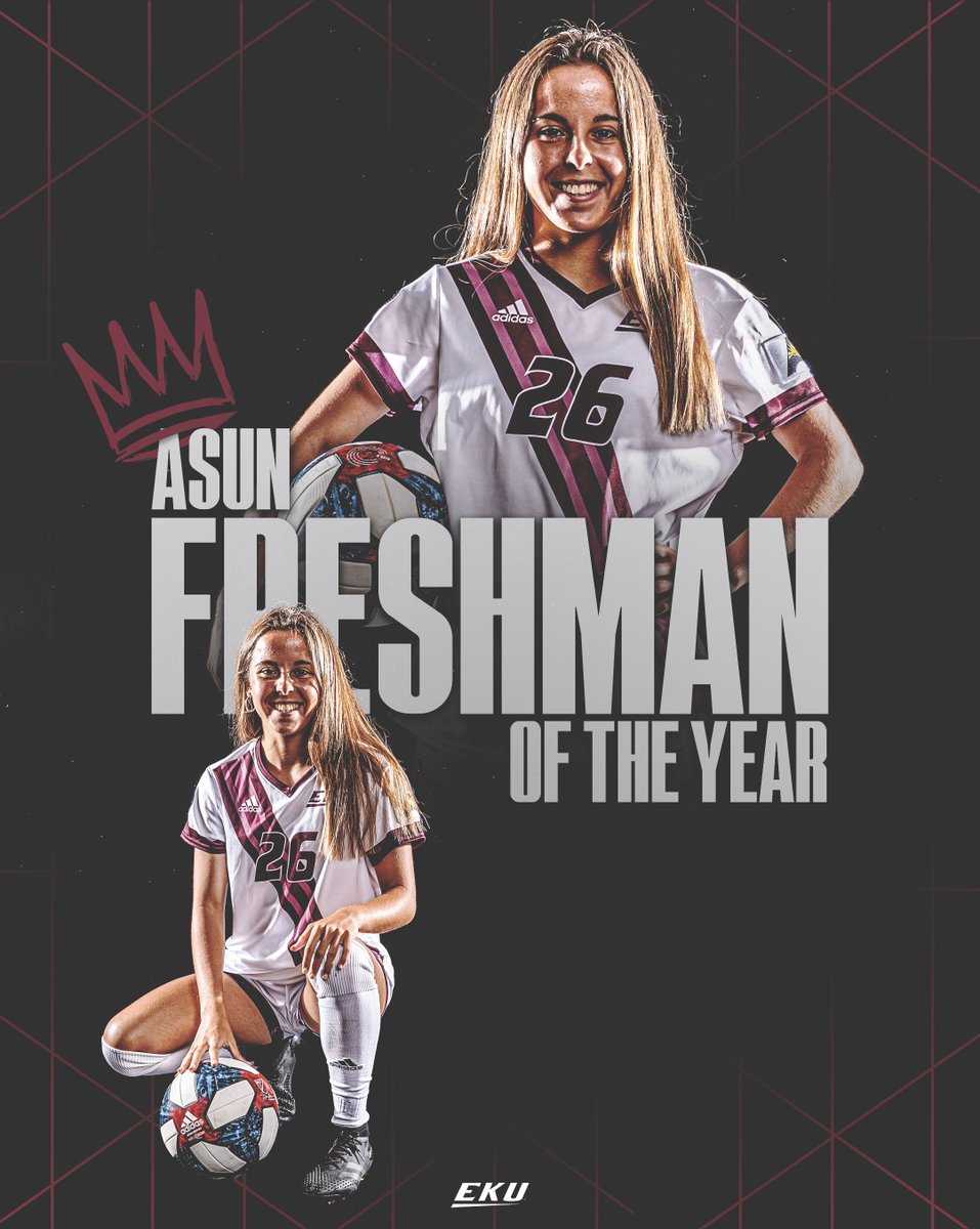 EKUWSOC's tweet photo. For the first time in program history, we have Freshman of the Year!

Congrats to @nereadediegoo ‼️ https://t.co/kiL0V6C5Q5