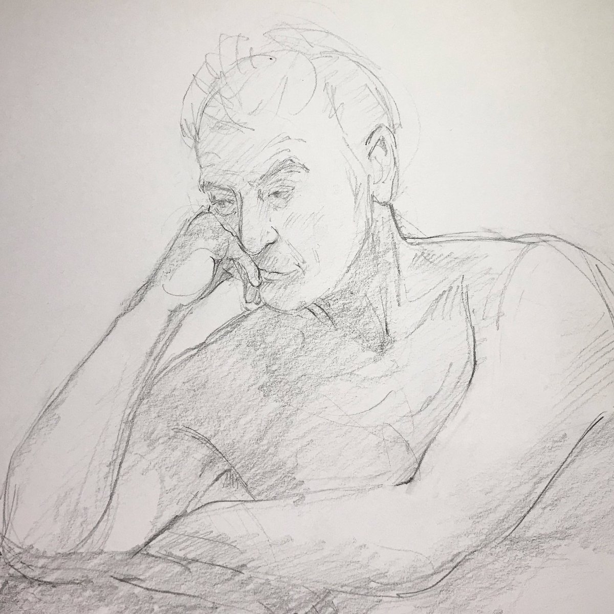 Day 27: an extract from a life drawing. Life drawing is one of those roots that everything seems to come back to. It’s such an important foundation for learning to draw regardless off your favoured medium and feels very much like fitness training for artists.

#portrait #BDF2021