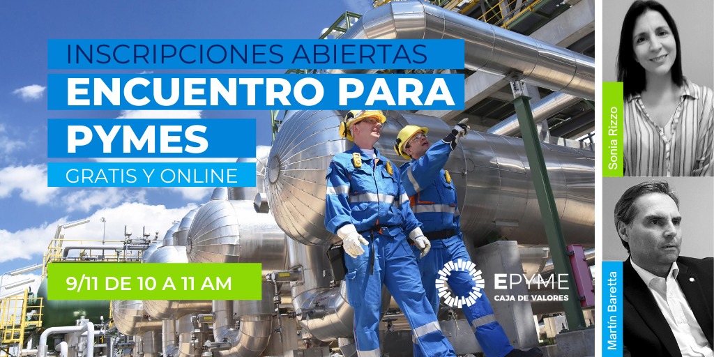 BYMAOficial's tweet photo. ¿Querés financiar a tu pyme? Participá de una jornada online en la que especialistas de BYMA te contarán qué herramientas existen y cómo utilizarlas. Gratis.
🗓️ 9/11
🕔 10AM
Inscribite ahora: https://t.co/ztKzKUQXoD https://t.co/iWSrCQJqbh