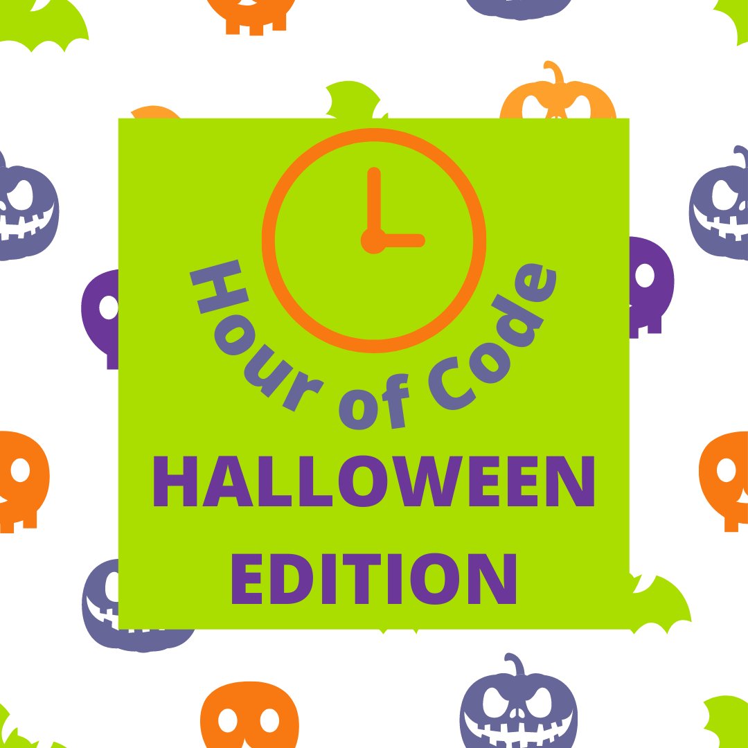 This Saturday, October 30th, at 3:00 PM EST, join us for a fangtastic FREE Hour of Code Event! Get ready to learn how to create a Scratch program with a loop while using Halloween themed characters like ghosts &amp; witches.
Ready to sign up? Head to: hisawyer.com/booleangirl/sc…