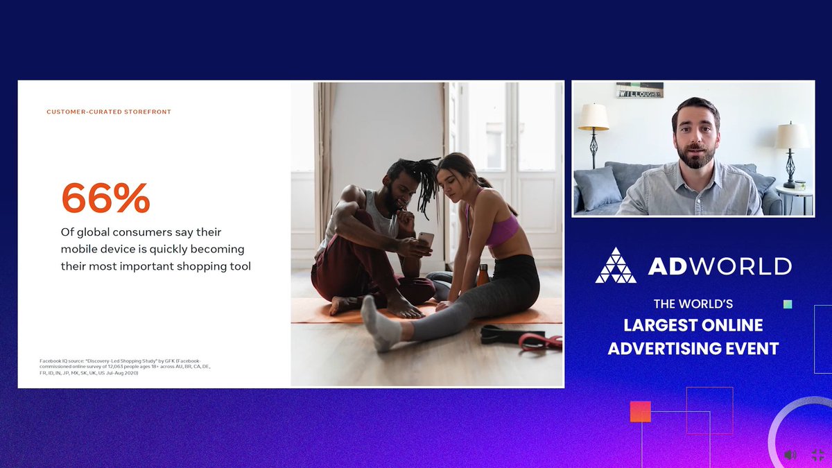 Along with personalization and privacy, creator culture is expanding. If you are in #ecommerce, <a href="/GrandRanally/">Kyle Ranally</a> is your guy. He covers a wide range of topics. I'm going to hit the replay button tomorrow. Interesting session!! @AdWorldOfficial #adworld2021