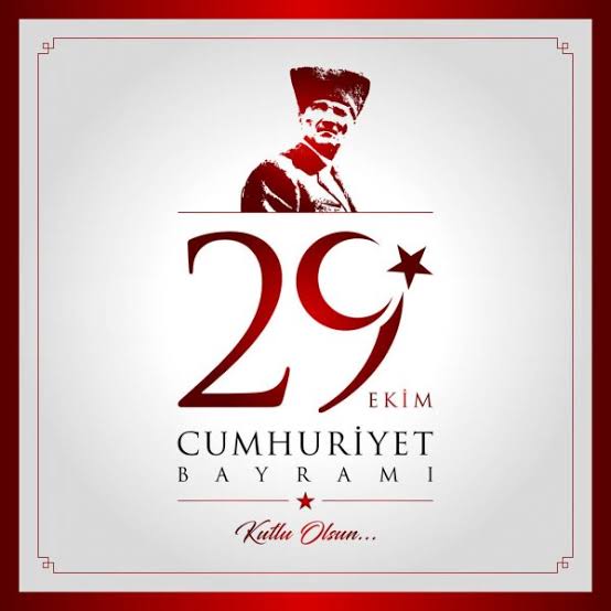 29 Ekim Cumhuriyet bayramımız kutlu olsun