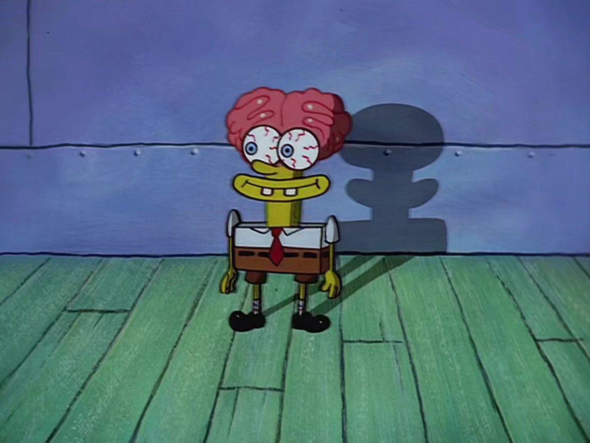 UberFacts's tweet photo. 22 years ago today, the "Spongebob Squarepants" episode 'Scaredy Pants' debuted on Nickelodeon https://t.co/s3oU2OVyGM