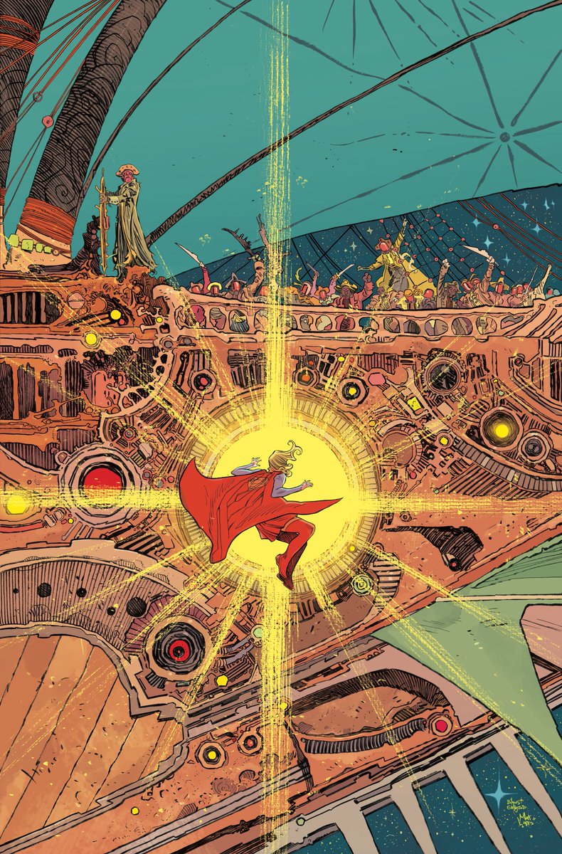 AND Supergirl: Woman of Tomorrow #7 cover! - written by @TomKingTK and colors by @_matlopes_ 