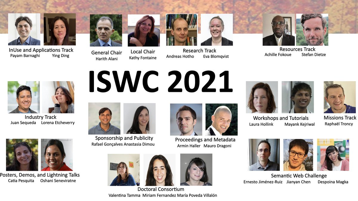 iswc_conf's tweet image. Many thanks to our Organizing Committee, our Local Organizers, our session chairs & all volunteers for making #ISWC2021 happen!! Thank you to all of you as well for making this conference great with your contributions & attendance!!!
#iswc_conf