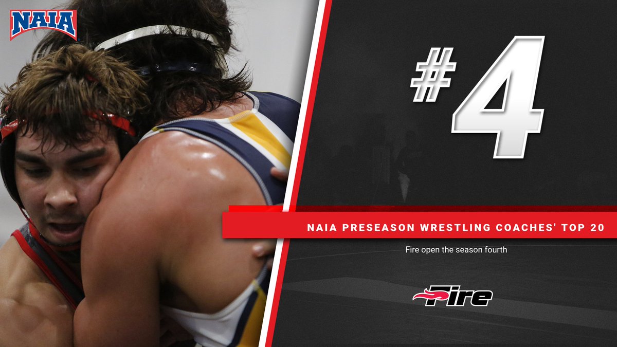SEUFireWrestle's tweet photo. 🚨BREAKING🚨

The Fire open the season ranked FOURTH in the @NAIA Coaches' Poll!

#FuelTheFire🔥 https://t.co/hF0ylvjaiQ