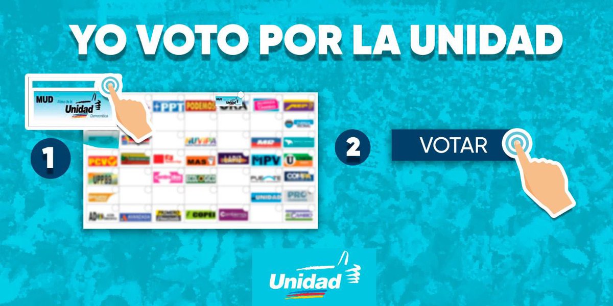 VOTAR es elevar tu voz para que sea escuchada.
VOTAR es tomar acción para intentar que las cosas cambien.
VOTAR es amar a tu comunidad, a tu país y a tu futuro.

Después de tantos años de mala gestión, sobran las razones para salir y votar en Unidad.

#EnUnidadRumboAl21N