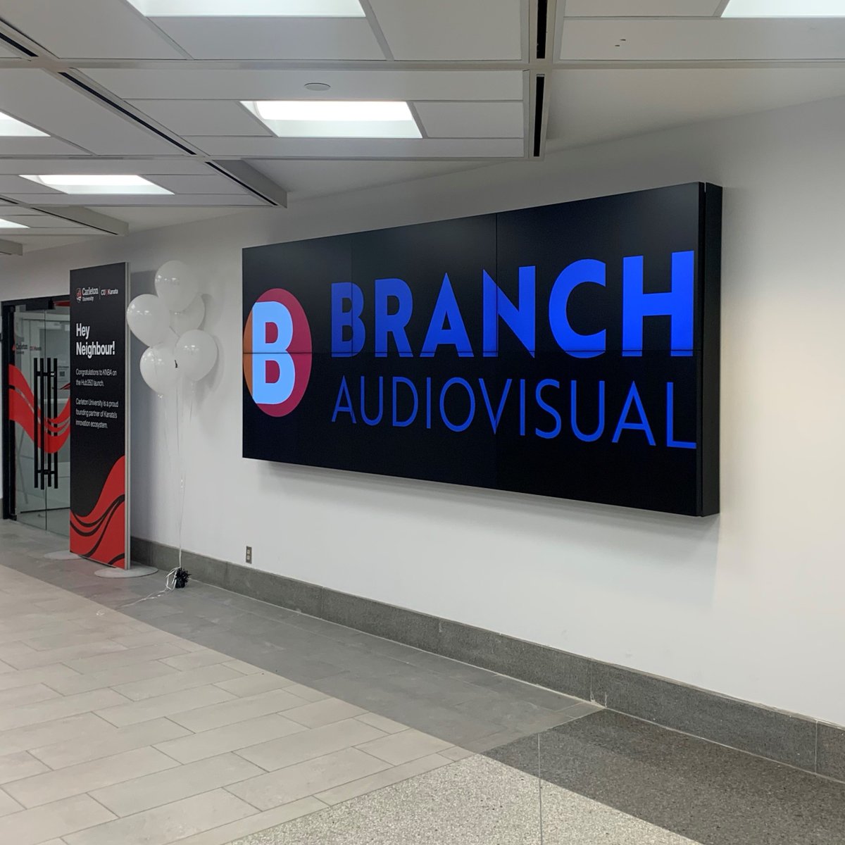 Congratulations to Kanata North Business Association and KRP Properties on the grand opening of HUB350. We hope you enjoy your new video wall.  

#KanataNorth #SeriousTechLivesHere #innovation #hub350 #businessleadership #hub350 #leadership #technology #branchav