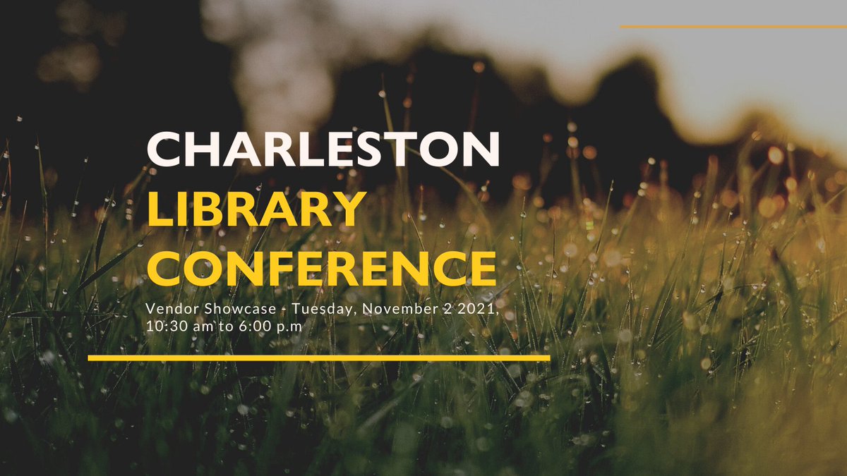 Next week we're exhibiting in person and online at the <a href="/chsconf/">Charleston Hub</a> Vendor Showcase.
Visit us at Booth #4 to discover how <a href="/altmetric/">Altmetric</a>, <a href="/Dimensions/">Dimensions</a>, and <a href="/figshare/">Figshare</a> can empower you to advance and increase the impact of your institution’s research!
Find out more:
ow.ly/c0ZW50GAkoC