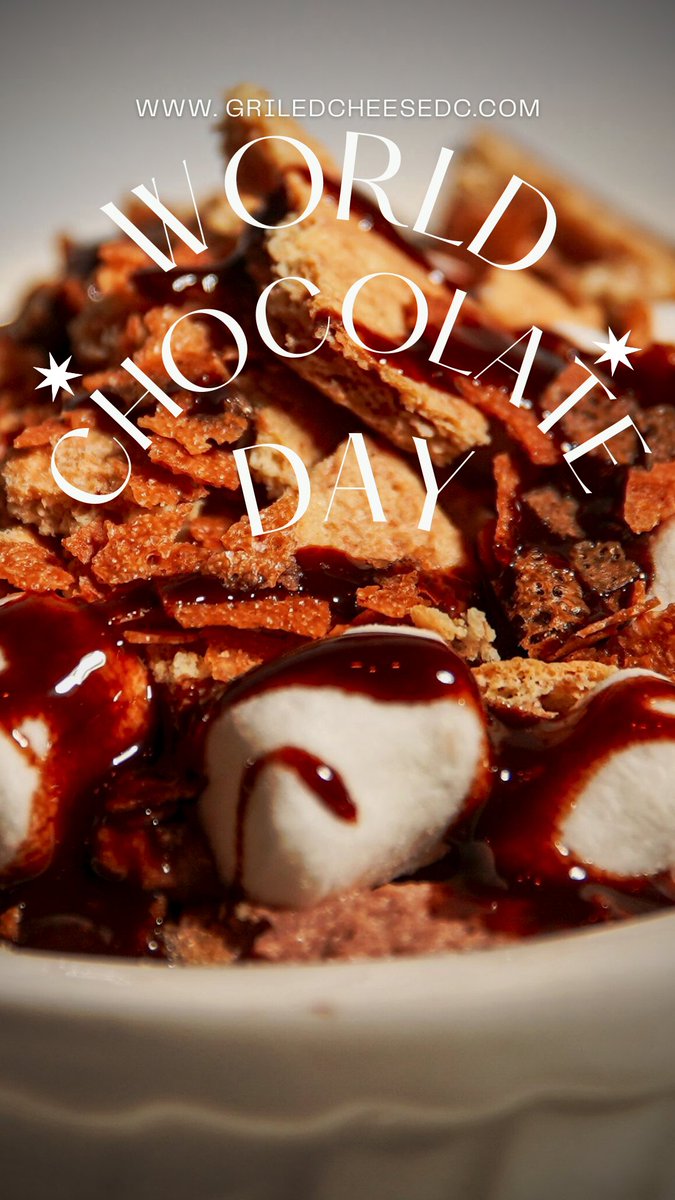 Happy World Chocolate day! Enjoy a S'mores dessert at GCDC to celebrate!
