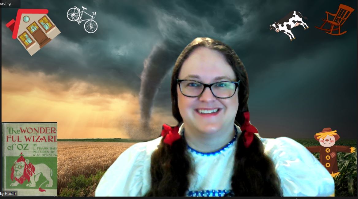 DemskyHudak's tweet photo. Costume Day for Spirit Week @ProxLearning gives teachers a chance to really show their fun side! #ProxSpiritWeek #CostumeDay #teacherlife #teachertwitter #teacherfun #bigkid #bookcharacters #wizardofoz #bringyourdogtoschool https://t.co/jOuswRFyeK