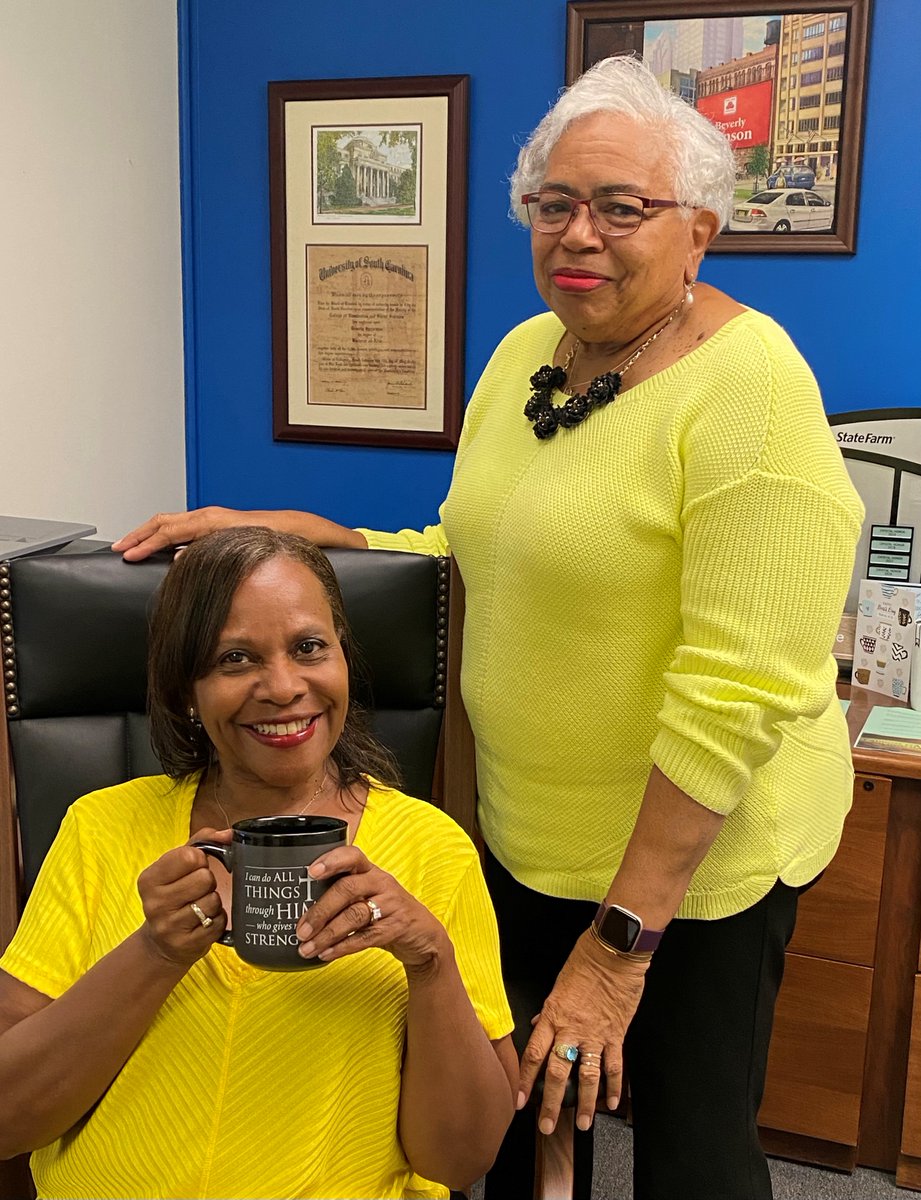Although it's cloudy and cold outside, we have our sunshines of the office here to brighten your day!

Beverly's assistant, Doris Landrum, is here to help schedule your appointments, answer questions, and ensure that your office visit is a pleasant experience.
#spartanburg