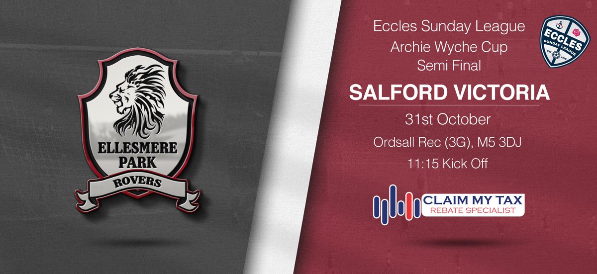 Big game this weekend against <a href="/SundayVics/">Borrowash Victoria AFC Sunday</a>, in the Semi Final of the Archie Wyche.#comeonrovers #roversreturn