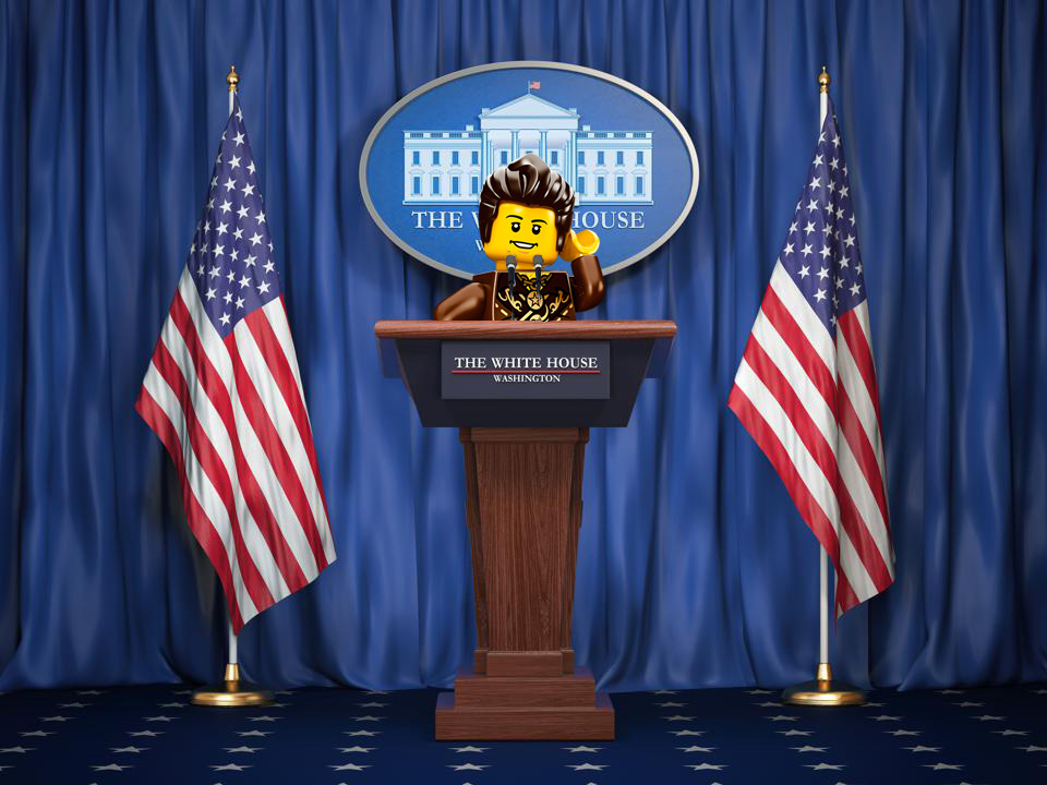 Dareth from Lego Ninjago is President of the United States!