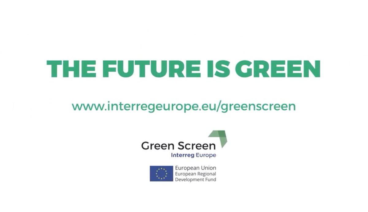 That’s it from The Future is Green! ✅

A fantastic afternoon celebrating the achievements made in sustainable best practice but also discussing the necessary next steps for the audio-visual industry #COP26

More info: interregeurope.eu/greenscreen/

Thanks for joining us today 🙏