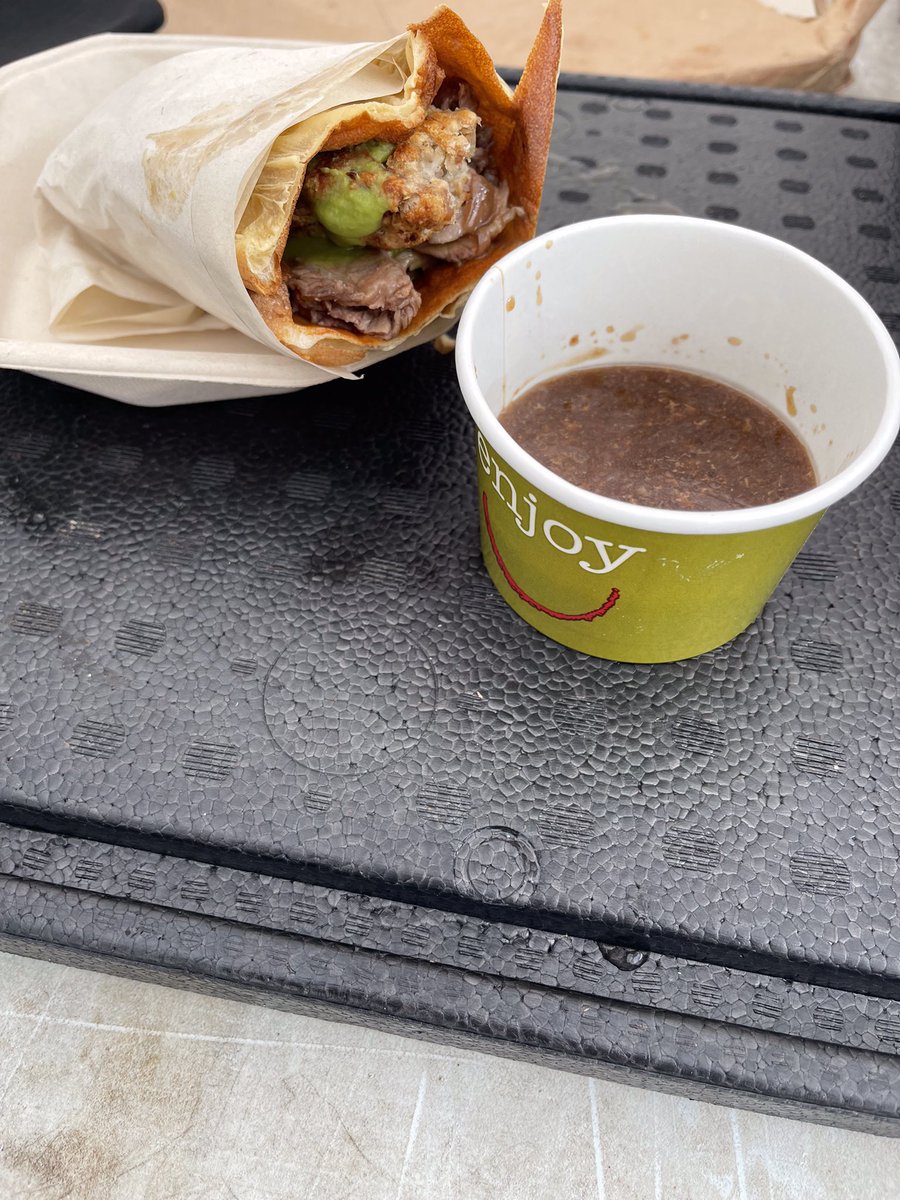Look what I’ve been preparing for you lovely people of Melksham. You can find us <a href="/AvonsideWilts/">Avonside</a> with <a href="/scoffpopup/">Scoffpopup</a> until 8. #stewanddumplings #yorkshirepuddingwrap #streetfooduk #comfortfood #winterwarmer