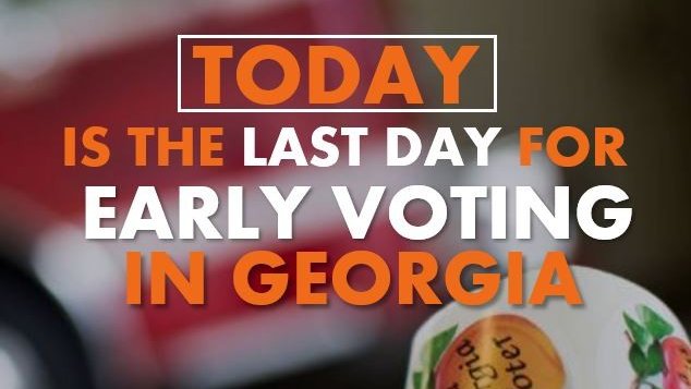 vahichurch's tweet photo. ⚠️ TODAY is the last day for early voting in Georgia! Don't wait until Election Day. Find your early voting location(s) here: https://t.co/W12cgyUqoO

#georgiavotes #gapol #faithinaction https://t.co/KzmCzEIoXC