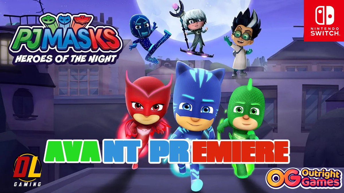 DLGAMING22's tweet photo. Bonsoir à tous, on va découvrir PJ MASKS Héros de la Nuit sur Nintendo Switch qui sortira sur toutes les plateformes 
#PJMasksTheGame #PJMaks #Gameplay #Preview #NintendoSwitch #Pyjamasques 
➡️ https://t.co/8WpB65BWdd https://t.co/I6o8V2ORTQ