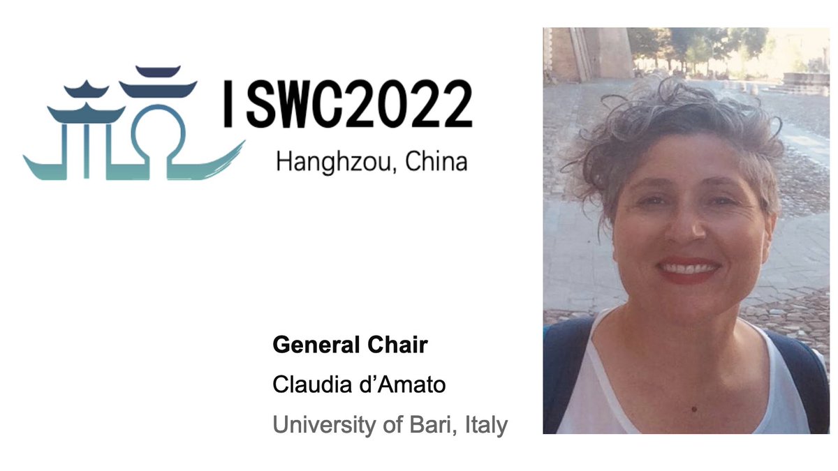 iswc_conf's tweet image. Claudia d’Amato (@cldamat) will be the General Chair of next #iswc_conf
accompanied by a great team of chairs!!!
#ISWC2021 #ISWC2022