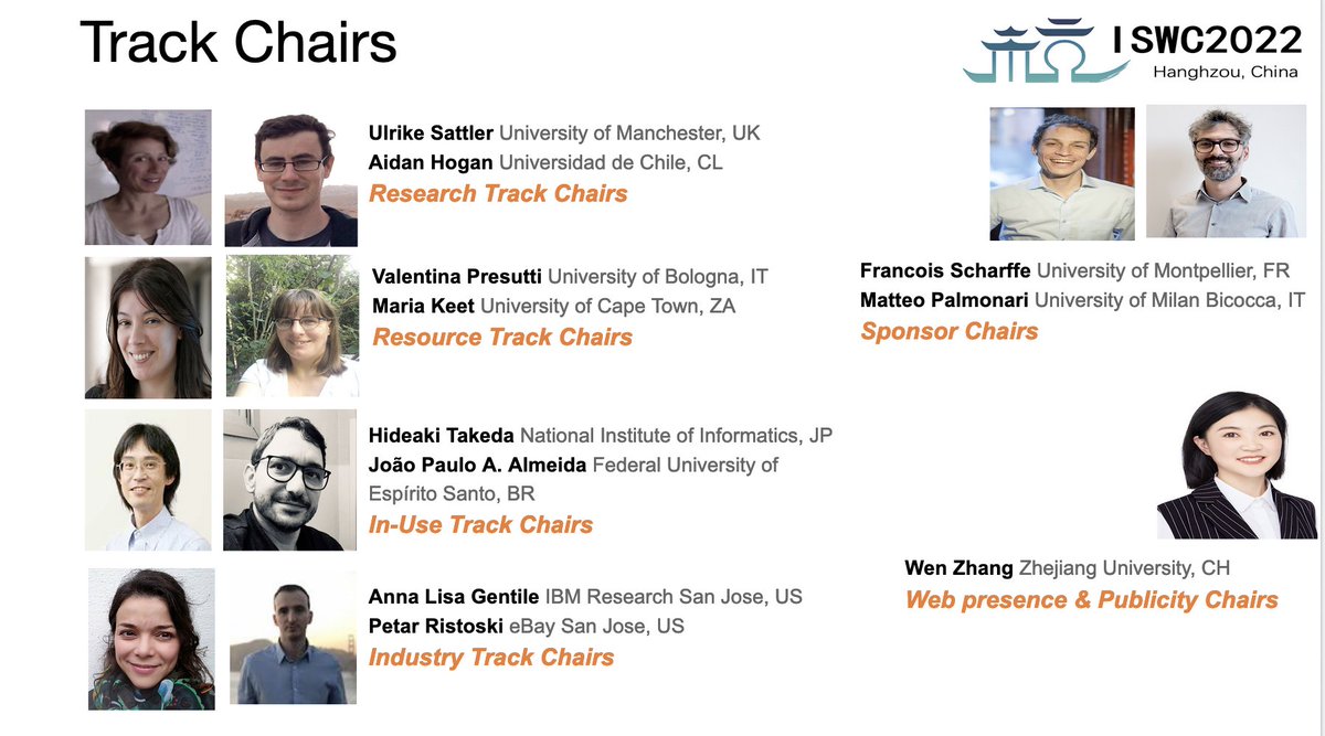iswc_conf's tweet image. Claudia d’Amato (@cldamat) will be the General Chair of next #iswc_conf
accompanied by a great team of chairs!!!
#ISWC2021 #ISWC2022