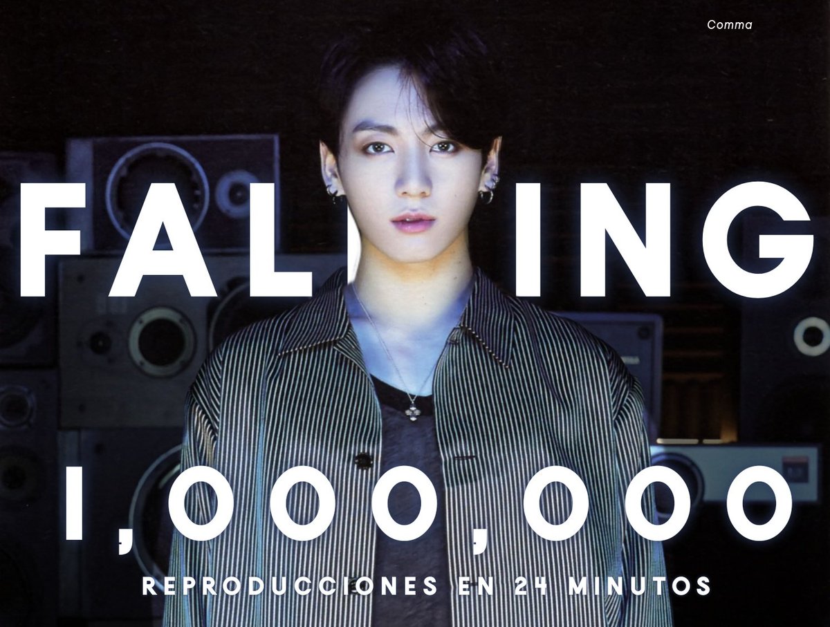Janetnahir2's tweet photo. ‘Falling (Original Song: Harry Styles) by JK of BTS’ superó el millón de reproducciones en YouTube en tan solo 24 minutos. 

#JUNGKOOK #정국 #BTS https://t.co/e0RQSRwkze