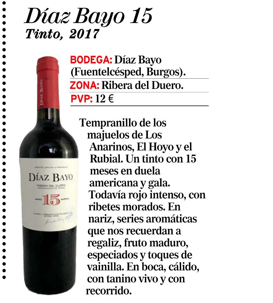 JavierPerezARGI's tweet photo. En mi  #CataJPA os sugiero estos tres vinos en @DiarioCyLMundo:

🍷 @BodegaMuelas - @DORueda 
🍷@conventooreja - @DORibera 
🍷 #DíazBayo - @DORibera https://t.co/d5jlUiQVii