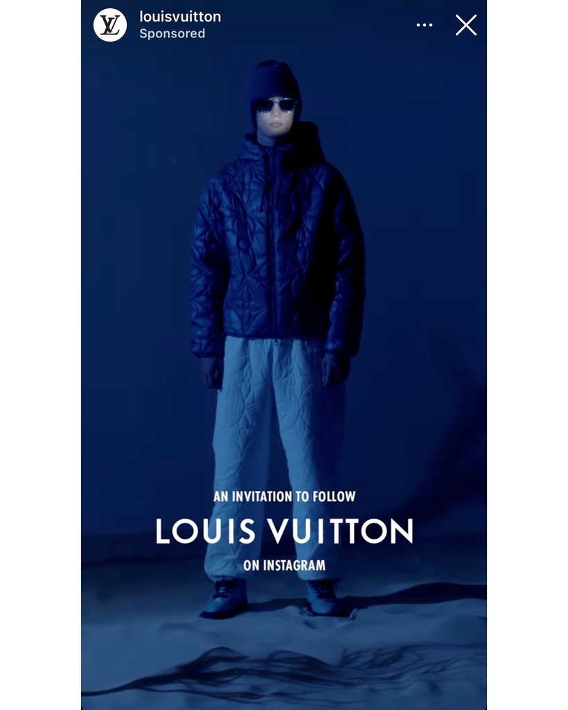 social media of Louis Vuitton