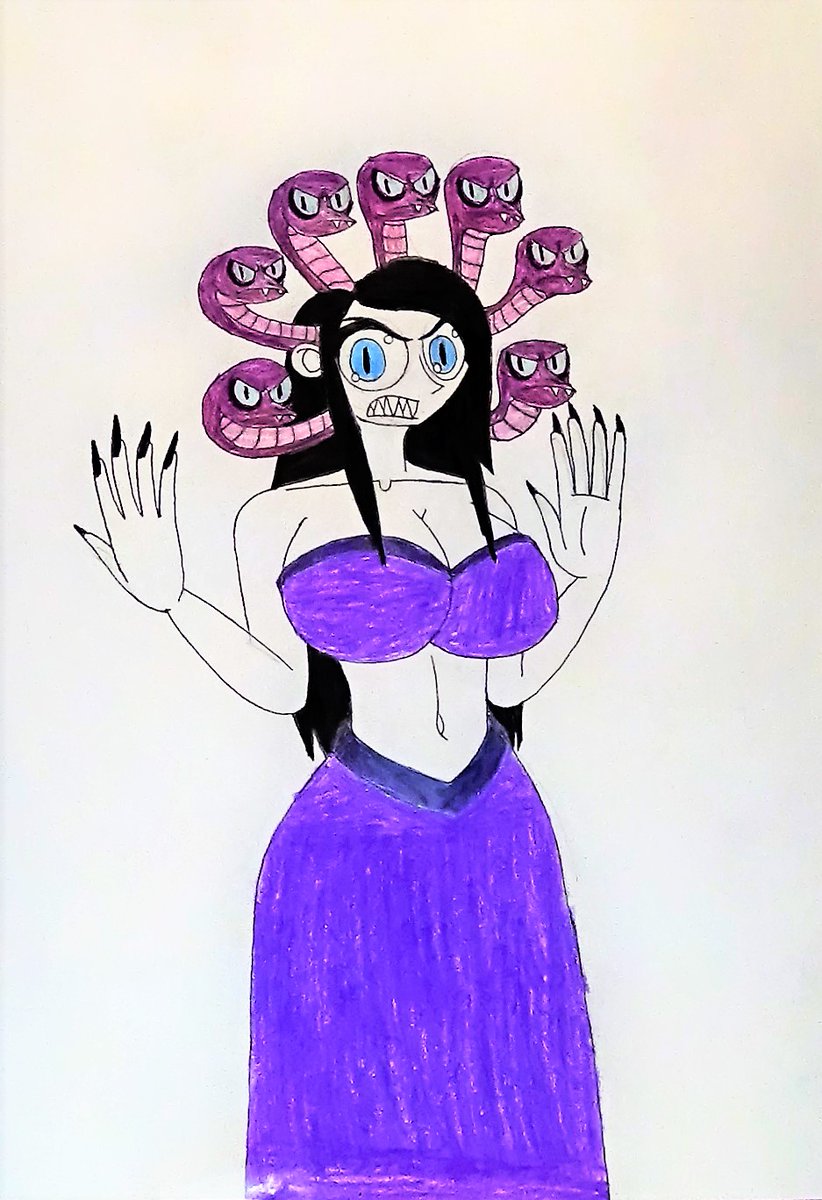 The Goggles Express on X: Day 28 Medusa drawtober2021 drawtober Medusa  medusaonly snake snakes CurvyLady t.coXrPRIQHmZH  X