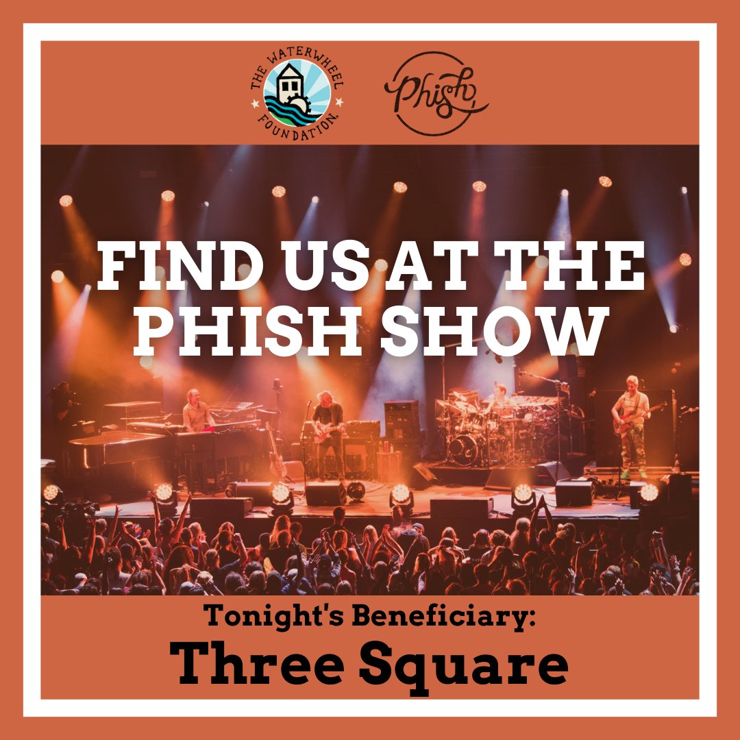 waterwheelphish's tweet photo. Hello Vegas! Our night one beneficiary is @threesquareLV. Make a donation at the WaterWheel table tonight!⁠ #phish⁠ #phishtour⁠ #threesquarelv⁠ #waterwheelphish https://t.co/OfB8hV2NDJ